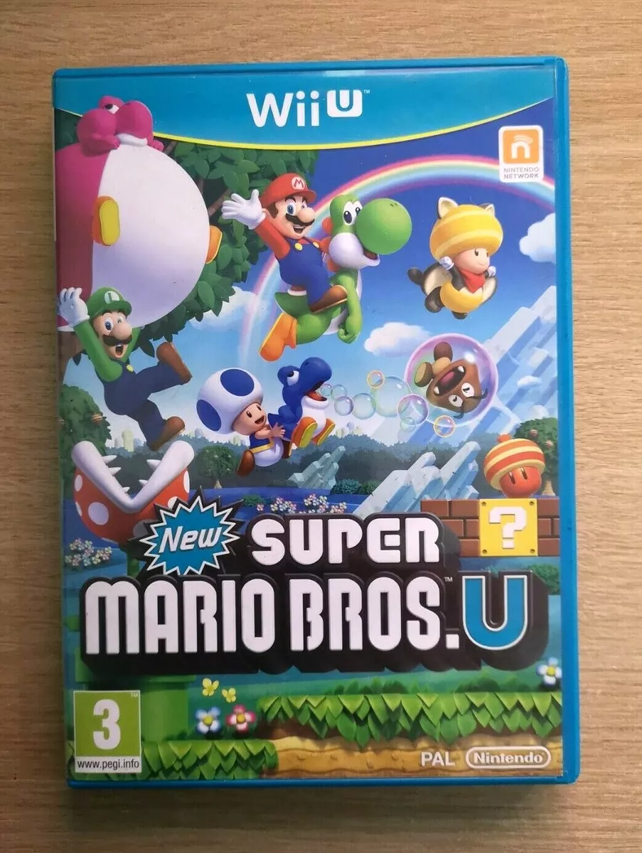 New Super Mario Bros U Nintendo Wii U Game FREE P&P