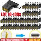 Lot USB C Type C To PD Power Charger Adapter Square Converter  For Lenovo Laptop