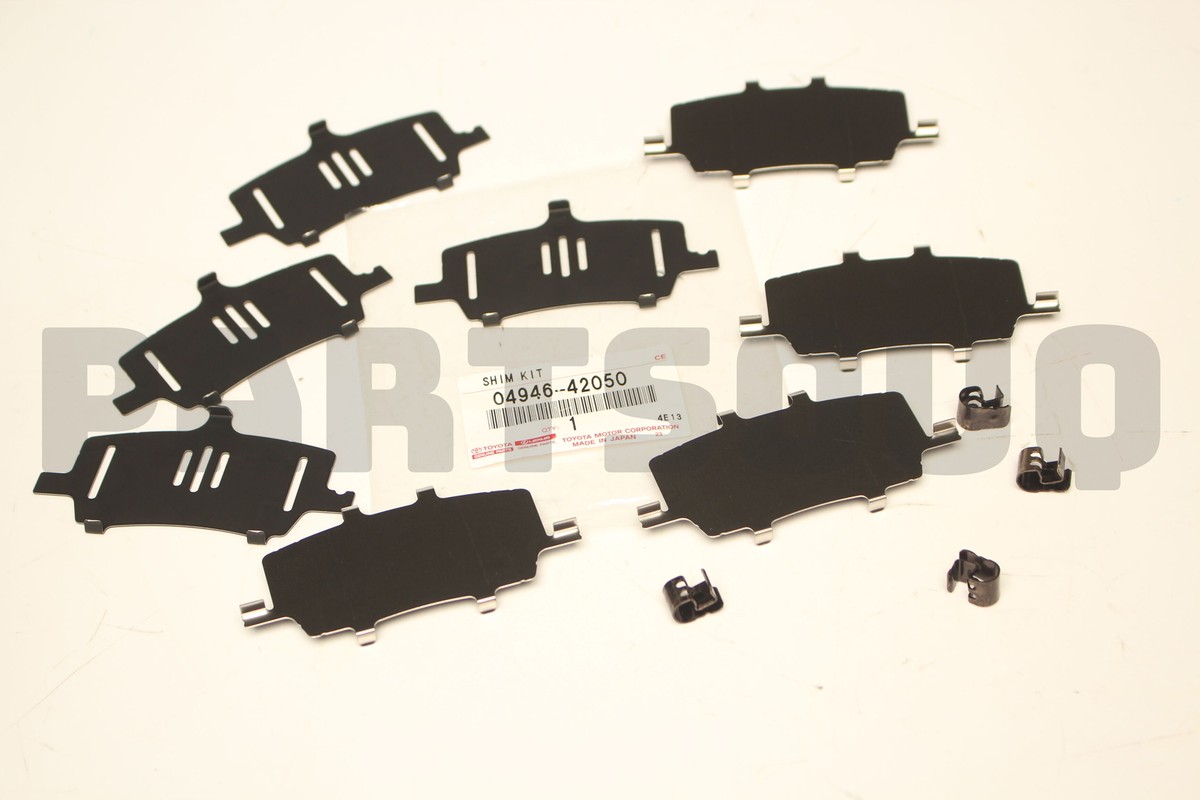 パーツ Smile 0494642050 Genuine Toyota SHIM KIT, ANTI SQUEAL(FOR REAR