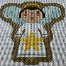 BIRDS OF A FEATHER Blessed Angel 18m Needlepoint Canvas BF738