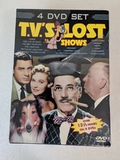 NEW Sealed- 4 DVD Set-Lost TV Shows: Lassie, Bet Your Life, Cisco Kid + 13.5 Hrs