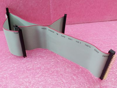 44 Pin 25cm Buchse 15cm Stecker VEGA E189529 VW-1 105° 300V 2651 Flachbandkabel