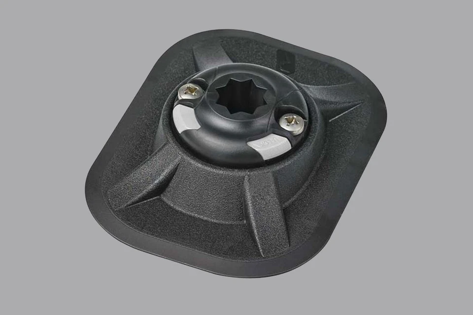 Railblaza Ribport Halterung Außenhaut (schwarz) Montage: Kleben 03-4004-21