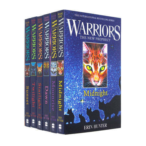 Warrior Cats Collection Erin Hunter Series Books Set The New Prophecy, Omen  Star