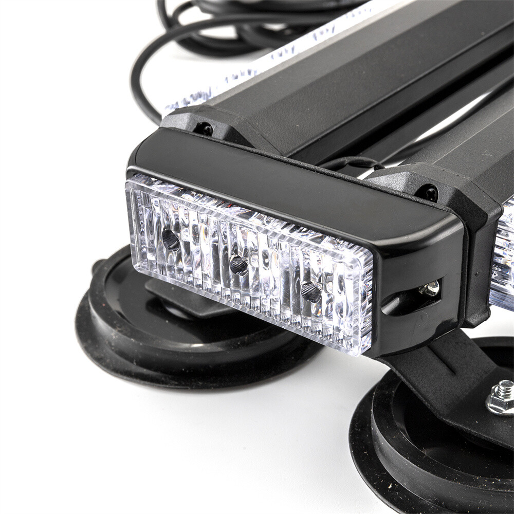 6 LED Lumière Stroboscopique Rouge Bleu Flash Lampe D'avertissement D'urgence 12 - Foto 9