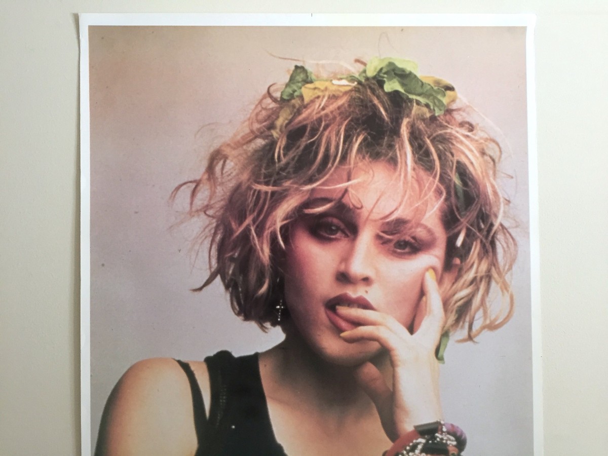 RARE VINTAGE ICONIC MADONNA COLLECTOR'S POSTER HELMUT WERB 1983
