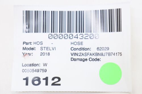 Manguera de refrigerante inferior del radiador Alfa Romeo Stelvio 2018-2025 2,0 L OEM 50549759 - Imagen 8 de 8