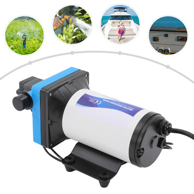 #ad 110V Self Priming Water Pressure Diaphragm Pump 55 PSI for Home Caravan Marine $66.77