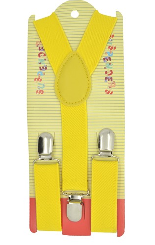 CUTE Baby Toddler Kids Children Boys & Girls Y-Back Elastic Suspenders 29 COLORS - Picture 4 of 26