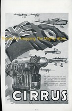 WW2 1940 CIRRUS AEROENGINES BRITISH WIRE Ads FROM JANES RAF RCAF RAAF RNZAF