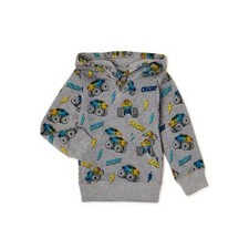 Garanimals Toddler Boy's Printed French Terry Hoodie Grey/Multi Size 18M