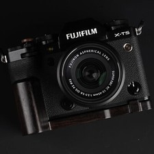 All Wood Camera L Hand Grip Wooden Baseplate For Fujifilm XT5 Fuji X-T5 Camera
