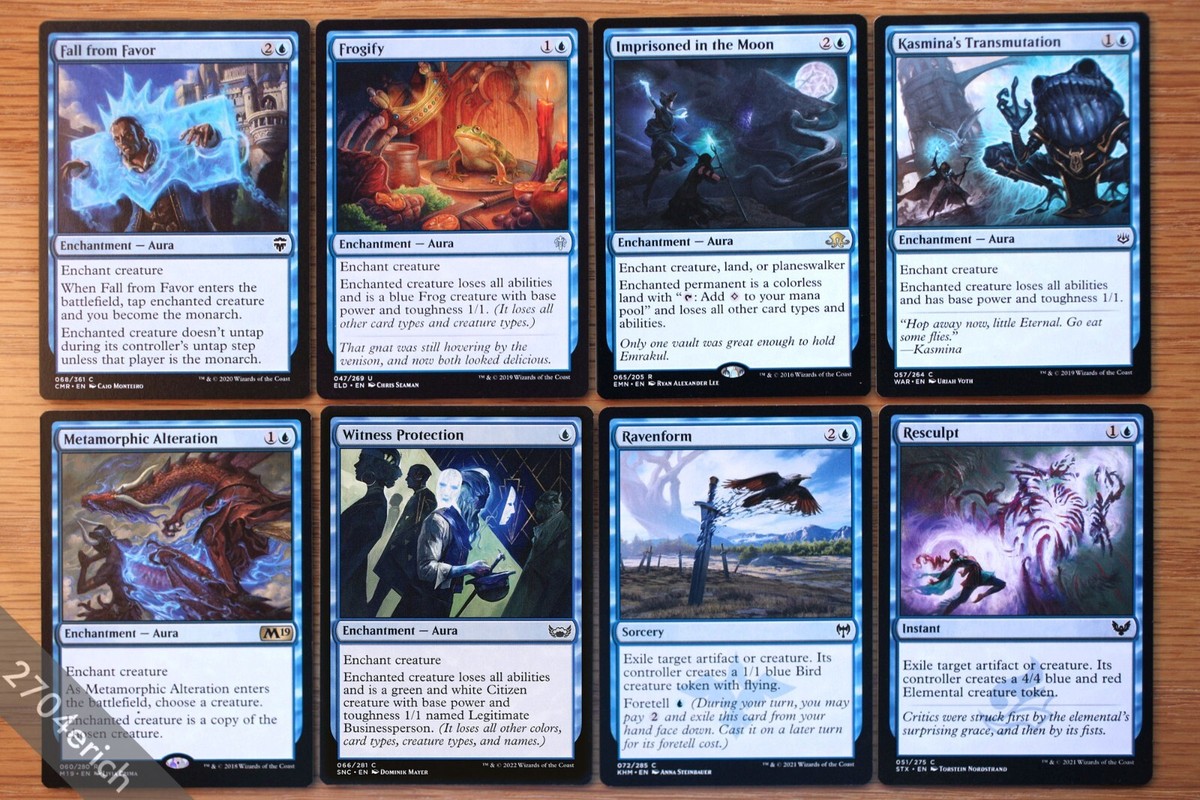 Set of 8 Different Blue Target Removal Cards *NM* Magic MTG