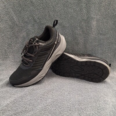 Columbia Trail Hiking Plateau Waterproof Womens SZ 9 Black/Gray Outdoor Gorpcore
