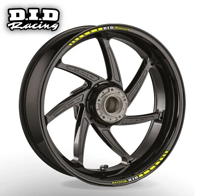 STICKERSUK DID Racing Chain Wheel rim stickers decals - choice of 20 colours -