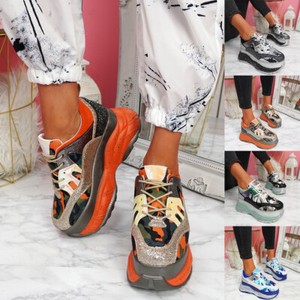 platform heel trainers