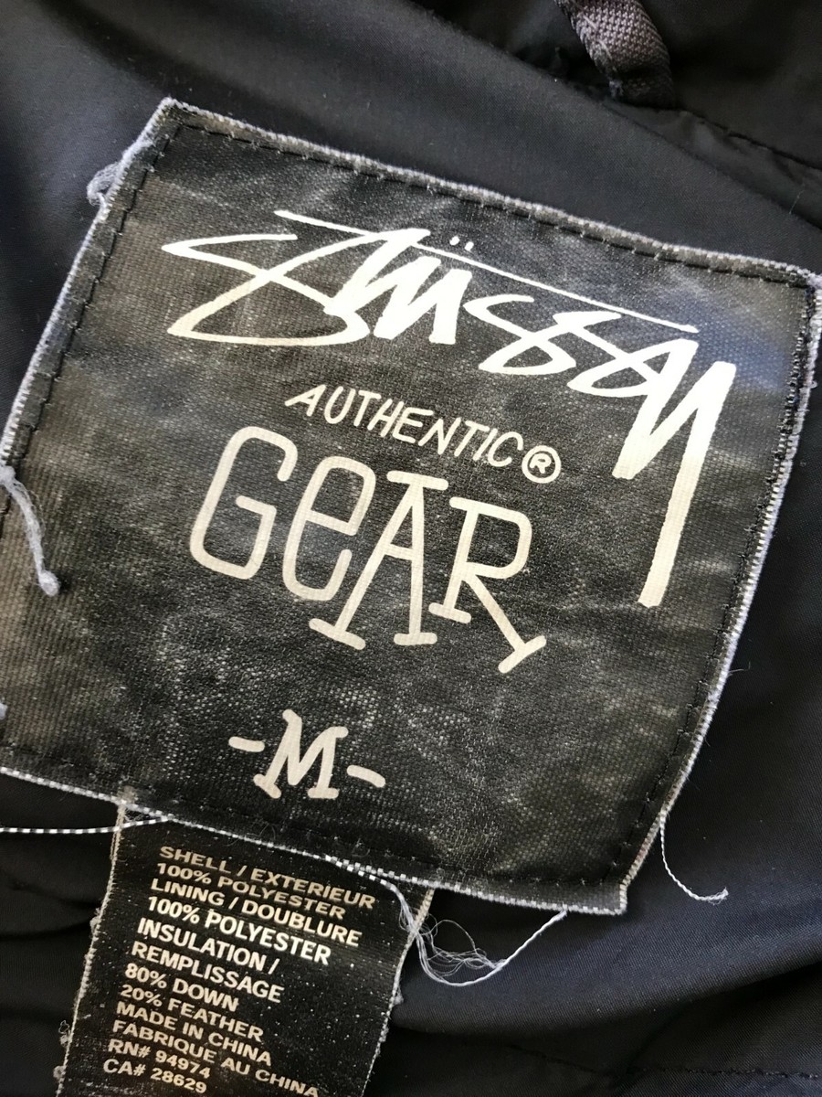 ジャケット・アウター 90s old stussy n-3b far down coat jacket Stussy 90s Tonal Green Puffer Jacket (L~XL) – shop.allenreji