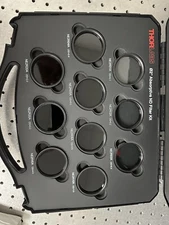 ND Filters 2 Boxes Total of 20 Filters. Range 0.1 to 0.6 And 1 to 4ND- Thorlabs