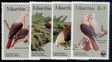 MAURITIUS QEII SG708-711, 1985 endangered species set, NH MINT. Cat