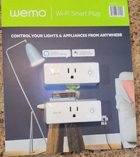 Wemo Mini Wi-Fi Smart Plug 2-pack Works with Alexa Google Assistant Nest