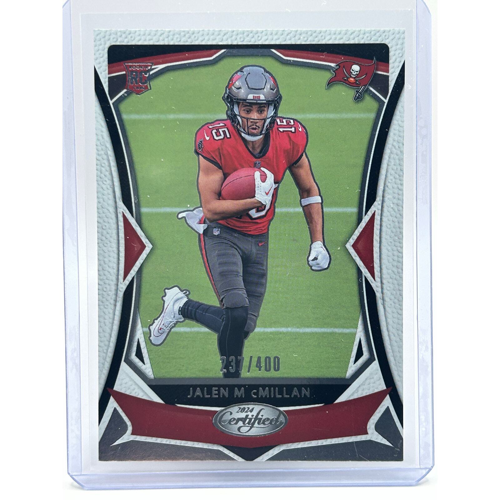 2024 Panini Certified Jalen McMillan Rookie White /400 Tampa Bay Buccaneers RC