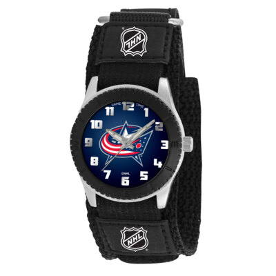 Columbus Blue Jackets Kids Rookie Watch Black Game Time NHL-ROB-CBJ Youth Boys