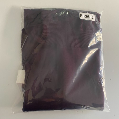 Calvin Klein Turtleneck Sweater Size Large Merlot Purple Pullover Knit - Picture 11 of 11