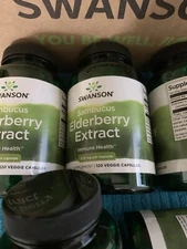 ELDERBERRY SAMBUCAS IMMUNE HEALTH 120ct VEGGIE CAPS 4:1 EXTRACT 575mg) EXP: 5/26