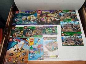 SEE ALL PICS 85+ LEGO Manuals Books - Star Wars Scooby Doo City Marvel TMNT