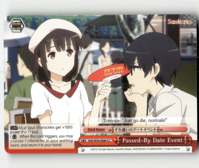 Weiss Schwarz Passed-By Date Event Saekano: How to Raise a Boring Girlfriend
