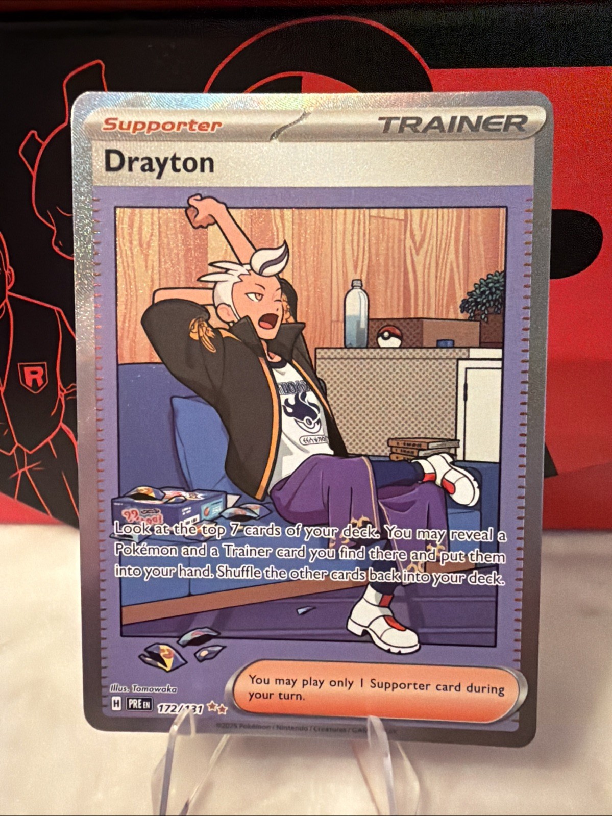 Drayton NM SIR 172/131 Sv: Prismatic Evolutions Pokemon TCG Holo