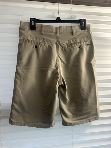 Hurley Dri-Fit Shorts Khaki Tan Beige Boys Size 20 Nylon Blend - Picture 2 of 7
