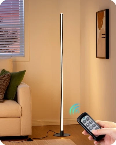 EDISHINE Helix LED Floor Lamp, 56" Tall Corner Lamps 2700K-6000K Dimmable