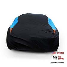 Blue Waterproof Car Cover - All Weather Fit - Sedan Length 194-206 Inch