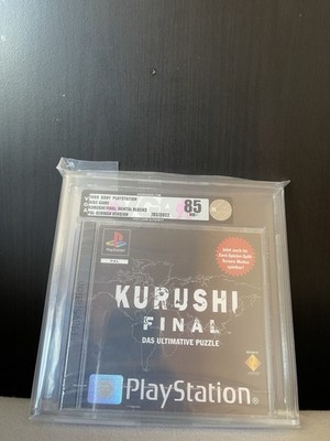 Kurushi final PS1 Neu VGA 85 Graded Sealed New Playstation 1 PS one