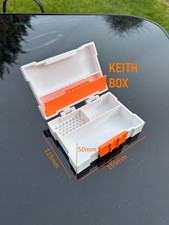 INNITBOX KEITH BOX: Compact bit storage on-site organiser box, high capacity