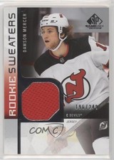 2021 Upper Deck SP Game Used Rookie Sweaters 196/249 Dawson Mercer #RS-DM 0sw9