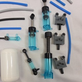 LEGO EDUCATION Pneumatics Add-On Set 9641, Incomplete Many Components!