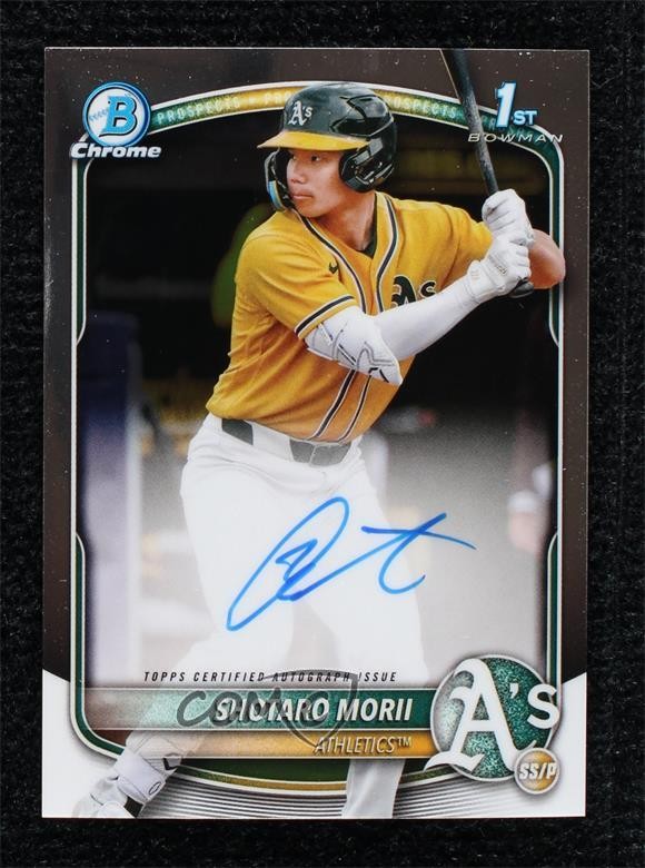 2025 Bowman Chrome Prospect Auto Shotaro Morii #CPA-SM Auto