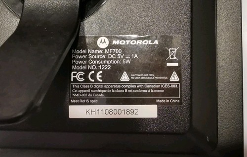 Motorola MF700 7" Digital Photo Frame - Slideshow - USB & Memory Card + Adaptor - Picture 3 of 5