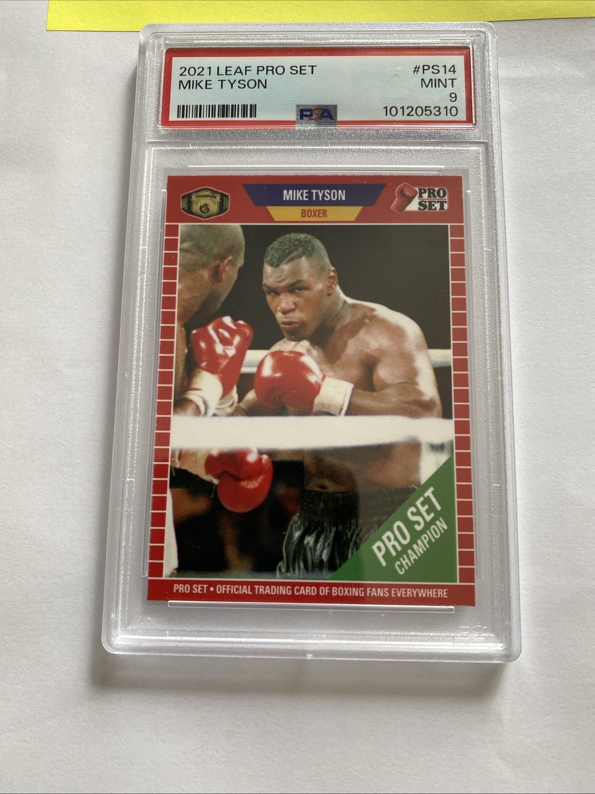2021 Leaf Pro Set #PSA 9 Mike Tyson