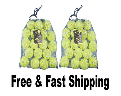 (2 pack) Athletic Works Pressureless Tennis Balls, 18-Pack, Training & Dog Play