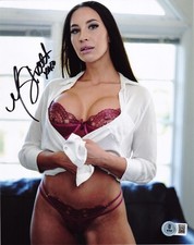 Hot Sexy Melissa Stratton Signed 8x10 Photo Adult Star Authentic Auto Beckett