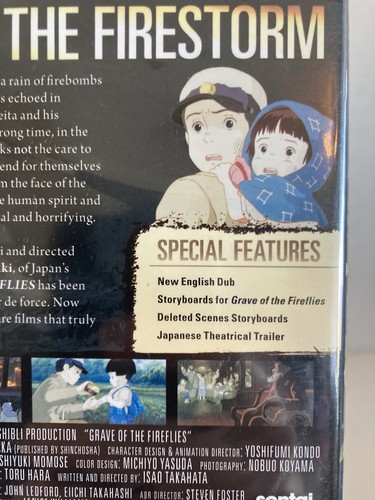 Grave of the Fireflies (Blu-ray) New Sealed Rare. OOP Anime - Picture 3 of 4