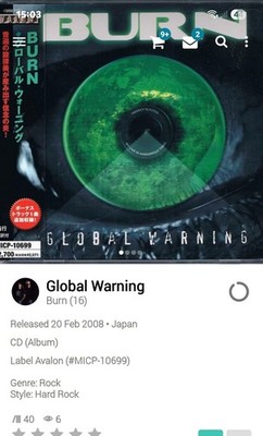 Burn ~ Global Warning +1 Japan OBI AOR CD 2008 Melodic Hard Rock Praying Mantis