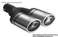 Ulter Sportauspuff Ford MONDEO mk3 Lim., Fließheck 10/00-06 2x95x65mm oval