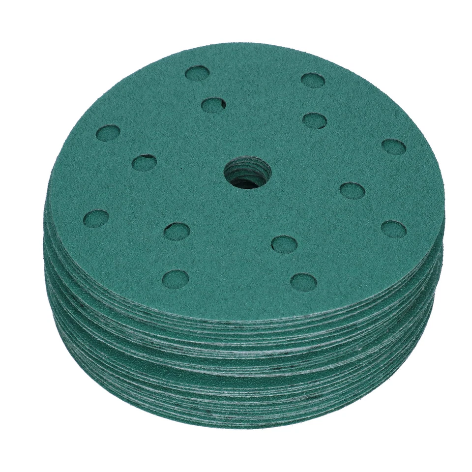 Disques abrasifs 150 mm papier abrasif feuille abrasive auto-agrippante excen... - Photo 3/4