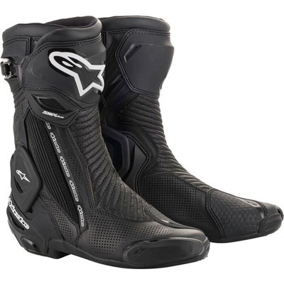 Alpinestars Men's SMX-Plus V2 Vented Motorcycle Boots Black Size 36-3404-1489