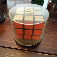 Vtg 1981 IDEAL RUBIK'S CUBE In Original Plastic Case