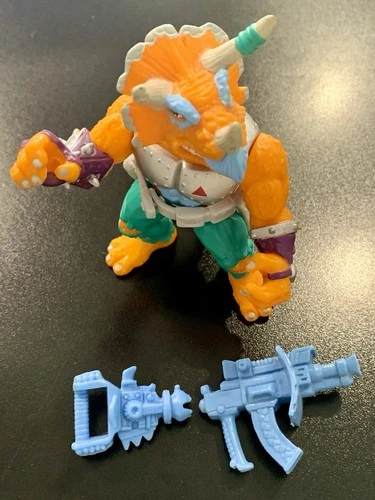 Vintage Triceraton 100% Complete Teenage Mutant Ninja Turtle TMNT Playmates 1990